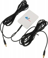 Выносная MIMO-антенна с разъемами TS9, 2 кабеля по 3м многодиапазонная белая