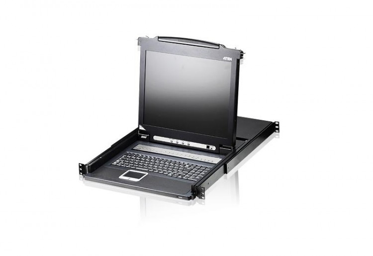 Коммутатор KVM/LCD PS2 VGA 17" 16PT CL1016M-ATA-RG ATEN