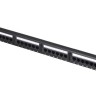 Патч-панель UTP, 19", 24 порта RJ45, cat.5е, 1U, 110 Type, "L"