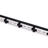 Патч-панель UTP, 19", 24 порта RJ45, cat.5е, 1U, 110 Type, "L"