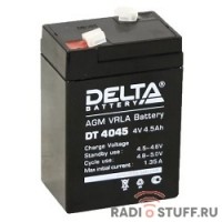 Delta DT 4045 (4,5 А\ч, 4В) свинцово- кислотный аккумулятор  