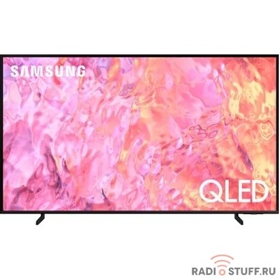 Samsung 50" QE50Q60CAUXRU Q черный {Ultra HD 60Hz DVB-T2 DVB-C DVB-S2 USB WiFi Smart TV (RUS)}