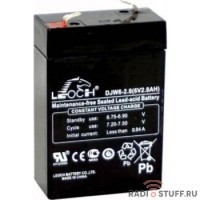 Leoch Батарея DJW6-2.8 (6V 2,8Ah)