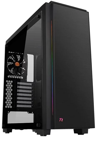 Case Tt Versa C23 TG [CA-1H7-00M1WN-00] ATX / win / black / no PSU