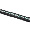 Патч-панель UTP, 19", 24 порта RJ45, cat.6, 0,5U, Dual Type, NETKO Expert CKC